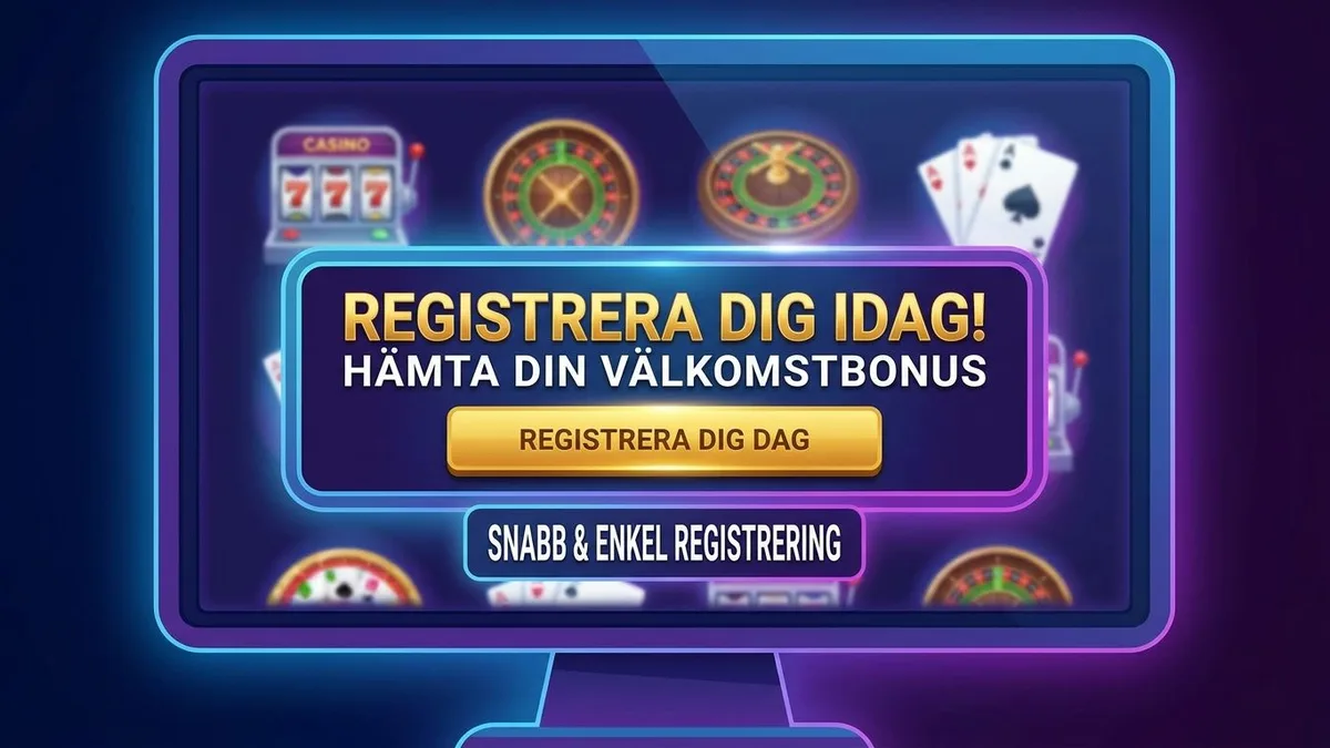 Registrera dig med bonus